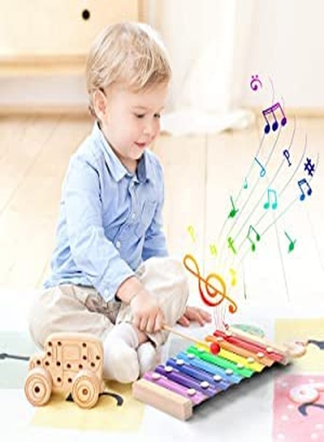 Shopfleet Wooden Xylophone with 8 Notes for Kids, (Multicolor) Musical Toys (Multicolor) - Image 4